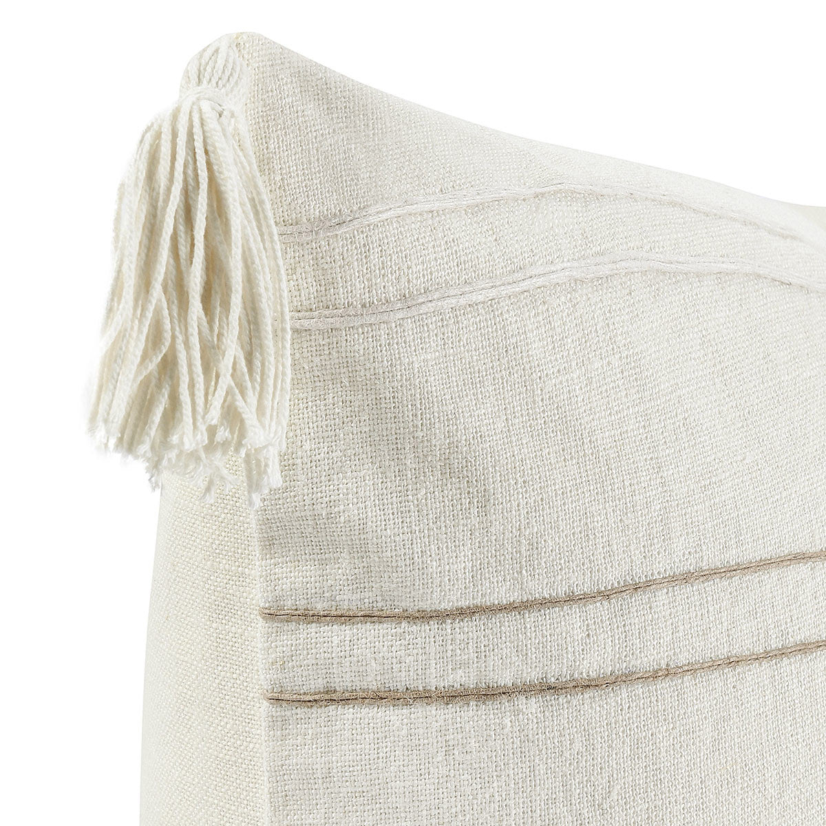 ST Apana Ivory/Natural Multiple Sizes Throw Pillow (Set of 2) - Ornate Home