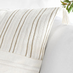 ST Apana Ivory/Natural Multiple Sizes Throw Pillow (Set of 2) - Ornate Home