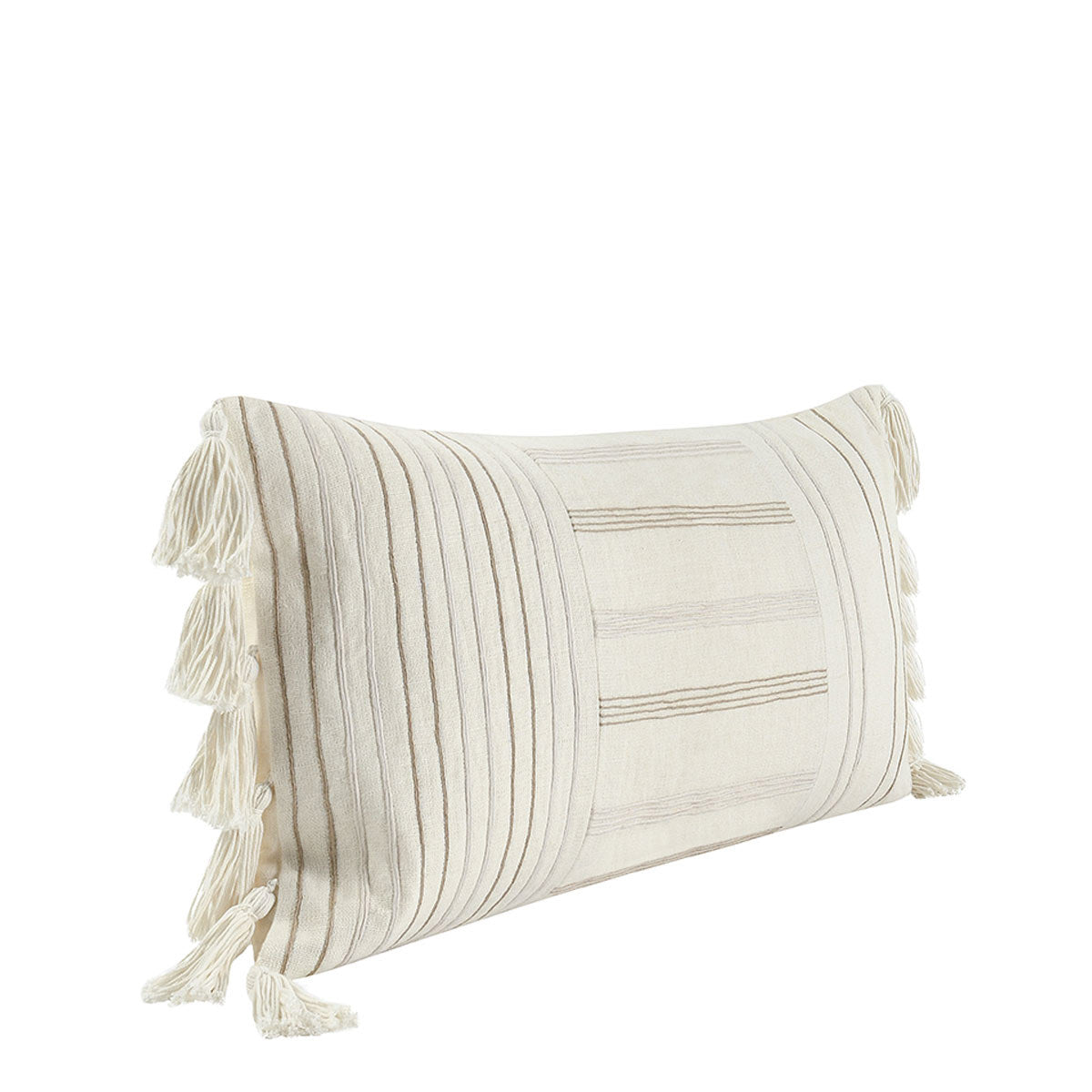 ST Apana Ivory/Natural Multiple Sizes Throw Pillow (Set of 2) - Ornate Home