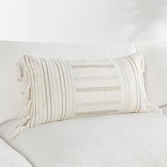 ST Apana Ivory/Natural Multiple Sizes Throw Pillow (Set of 2) - Ornate Home