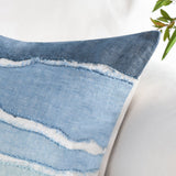 ST Bikram Capri Blue Multi 22x22 Throw Pillow (Set of 2) - Ornate Home