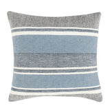 ST Lima Capri Blue/Dark Gray Multiple Sizes Throw Pillow (Set of 2) - Ornate Home