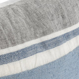 ST Lima Capri Blue/Dark Gray Multiple Sizes Throw Pillow (Set of 2) - Ornate Home