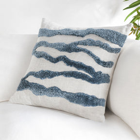 ST Passage Capri Blue 22x22 Throw Pillow (Set of 2) - Ornate Home