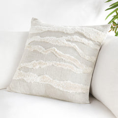 ST Passage Ivory 22x22 Throw Pillow (Set of 2) - Ornate Home