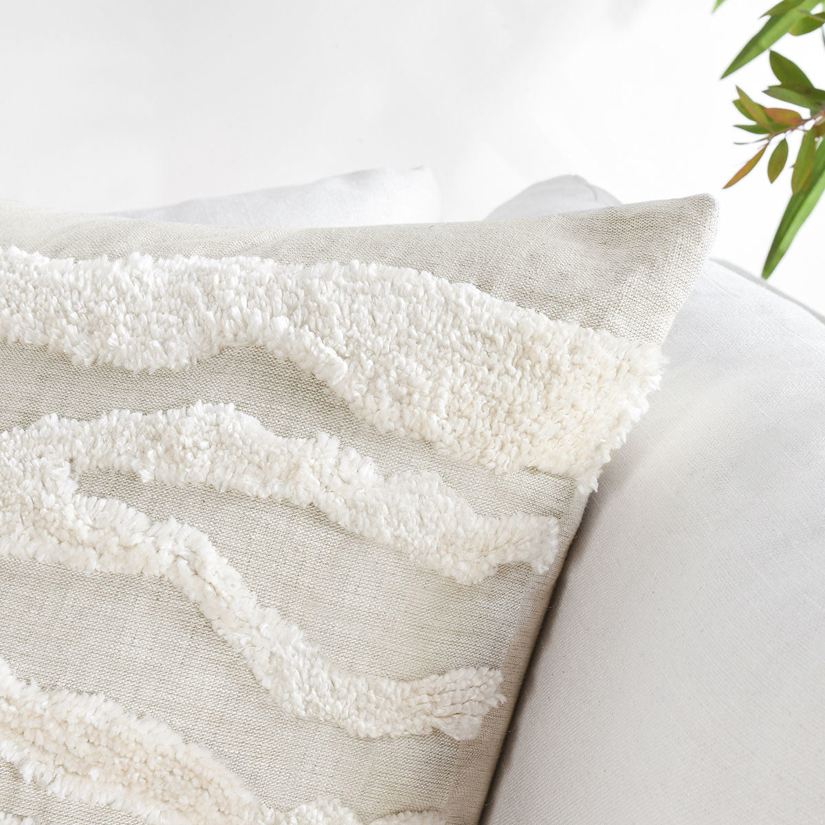 ST Passage Ivory 22x22 Throw Pillow (Set of 2) - Ornate Home
