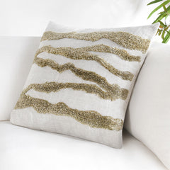 ST Passage Wheat Green 22x22 Throw Pillow (Set of 2) - Ornate Home