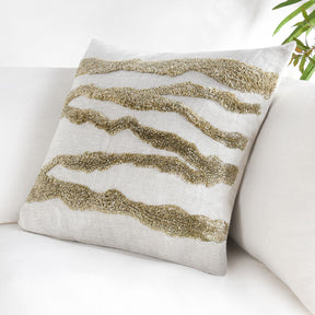 ST Passage Wheat Green 22x22 Throw Pillow (Set of 2) - Ornate Home