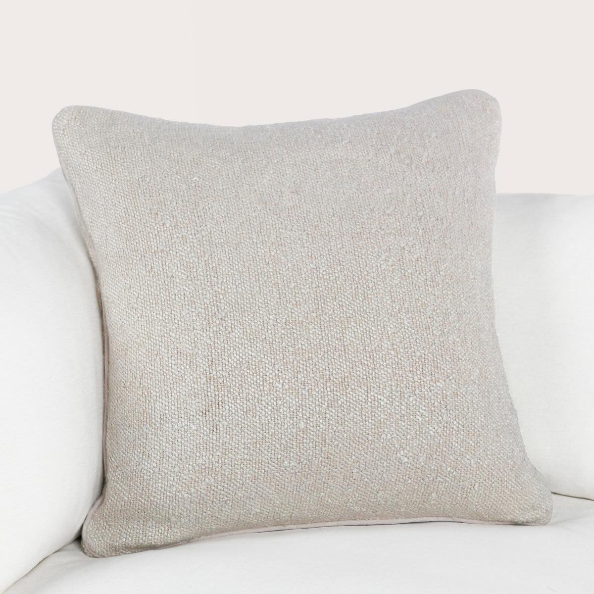 ST Sava Natural Multiple Sizes Throw Pillow (Set of 2) - Ornate Home