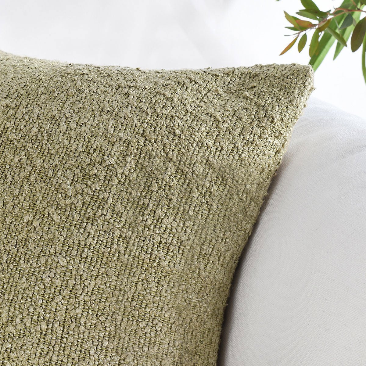 ST Sava Wheat Green Multiple Sizes Throw Pillow (Set of 2) - Ornate Home