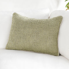 ST Sava Wheat Green Multiple Sizes Throw Pillow (Set of 2) - Ornate Home