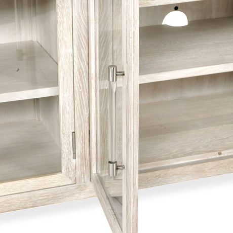 Sabbia Whitewash Cabinet - Ornate Home