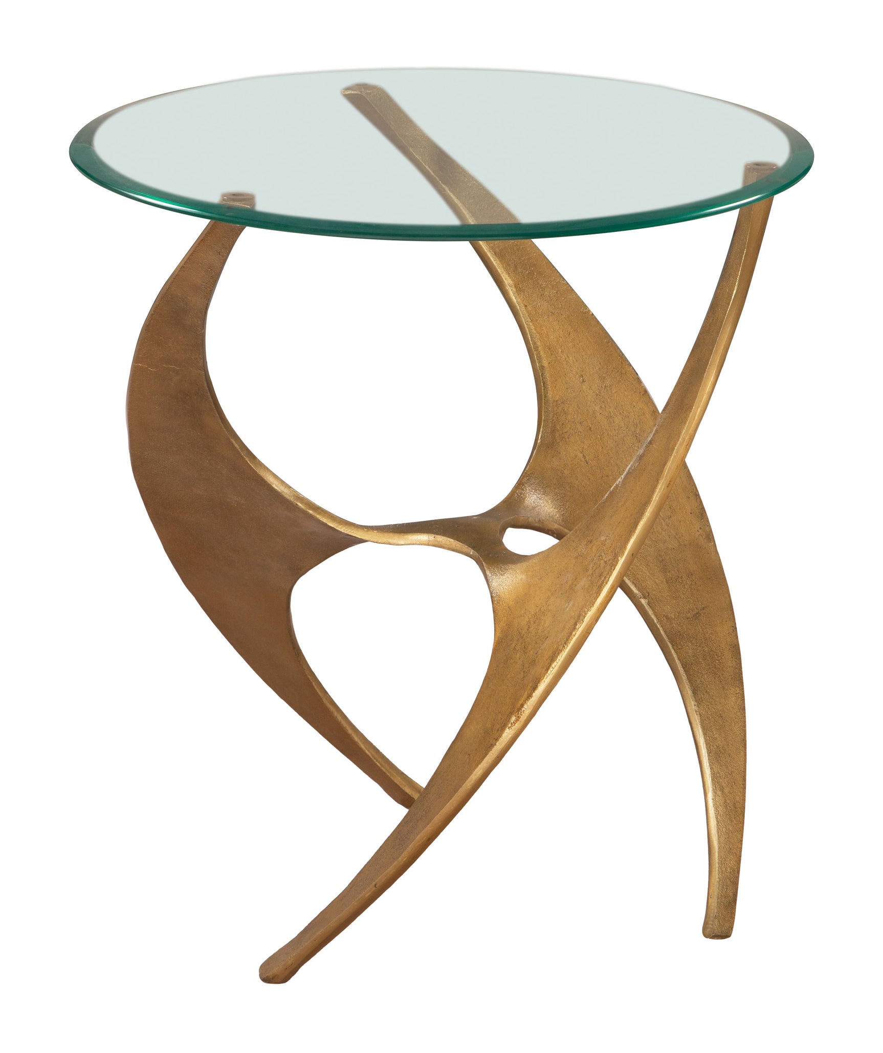 Sabel Gold Side Table - Ornate Home
