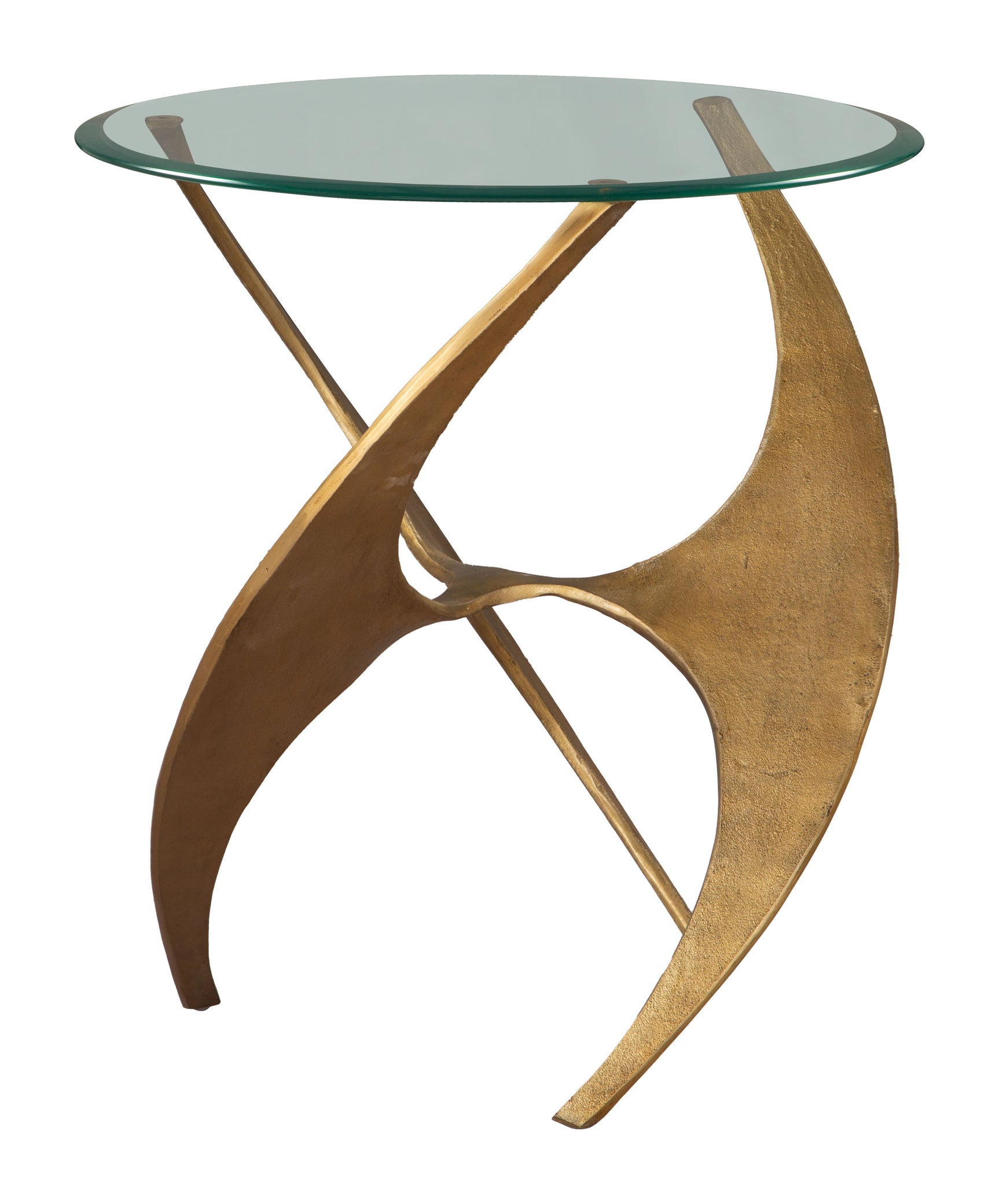 Sabel Gold Side Table - Ornate Home