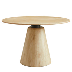 Sabelle Natural 47" Round Wood Dining Table - Ornate Home