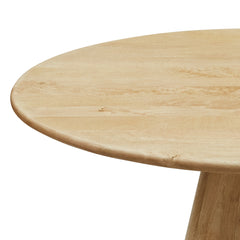 Sabelle Natural 47" Round Wood Dining Table - Ornate Home