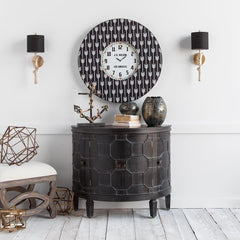 Sabinal Gold/Black Resin Tree Branch Fabric Shade Wall Sconce - Ornate Home