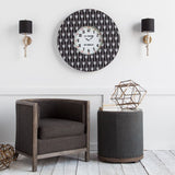 Sabinal Gold/Black Resin Tree Branch Fabric Shade Wall Sconce - Ornate Home