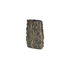 Sabine Antique Brass Cast Aluminum Vase - Ornate Home