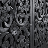 Sable Black Tall-Cabinet - Ornate Home