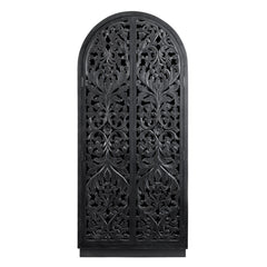 Sable Black Tall-Cabinet - Ornate Home