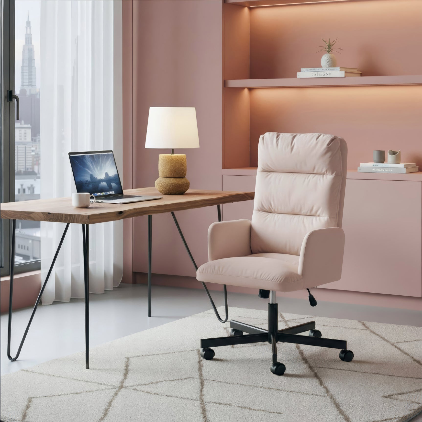 Sable Ivory Office Chair - Ornate Home