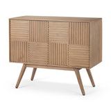 Sable Light Brown Wood Accent Cabinet - Ornate Home