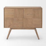 Sable Light Brown Wood Accent Cabinet - Ornate Home