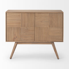 Sable Light Brown Wood Accent Cabinet