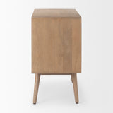 Sable Light Brown Wood Accent Cabinet - Ornate Home