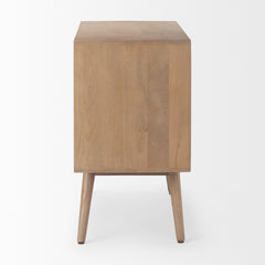 Sable Light Brown Wood Accent Cabinet