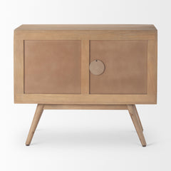 Sable Light Brown Wood Accent Cabinet