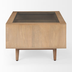 Sable Light Brown Wood Coffee Table - Ornate Home