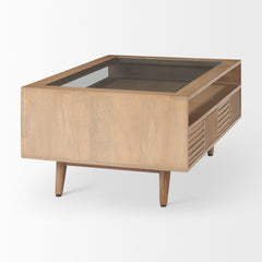 Sable Light Brown Wood Coffee Table - Ornate Home
