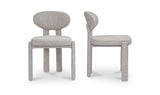Sable Speckled Light Grey Dining Chair (Set of 2) - Ornate Home