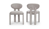 Sable Speckled Light Grey Dining Chair (Set of 2) - Ornate Home