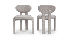Sable Speckled Light Grey Dining Chair (Set of 2) - Ornate Home