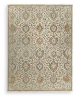 Sableridge Ivory/Taupe/Camel Extra Large Rug - Ornate Home