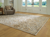 Sableridge Ivory/Taupe/Camel Extra Large Rug - Ornate Home