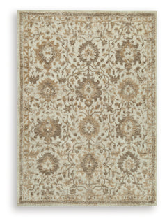 Sableridge Ivory/Taupe/Camel Medium Rug - Ornate Home