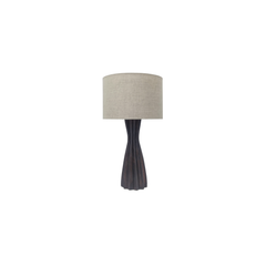 Sabrina Dark Brown/Natural Table Lamp - Ornate Home