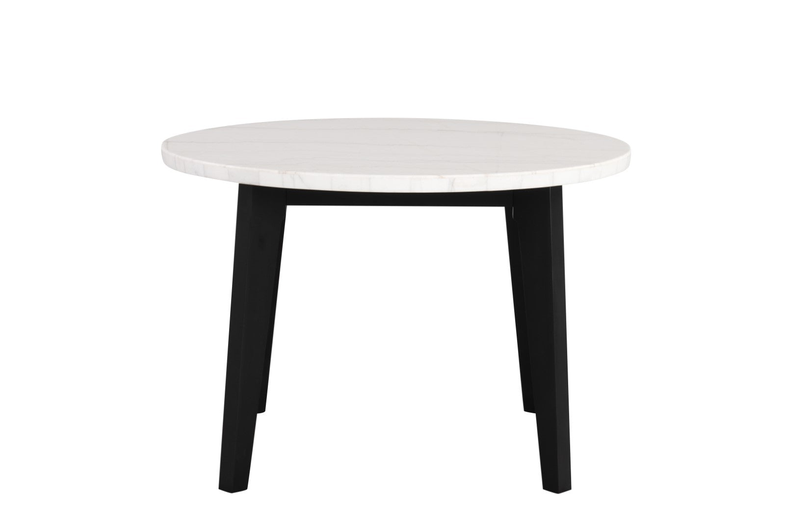 Sabro Black & White Round Counter Ht. Dining Room Table - Ornate Home