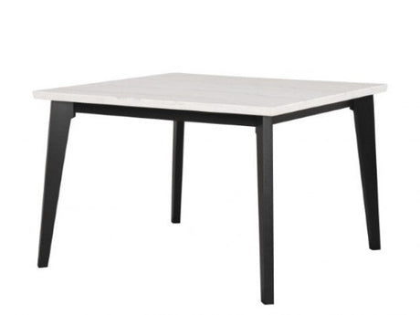 Sabro Black/White Square Counter Height Table - Ornate Home