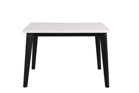 Sabro Black/White Square Counter Height Table - Ornate Home