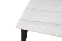 Sabro Black/White Square Counter Height Table - Ornate Home