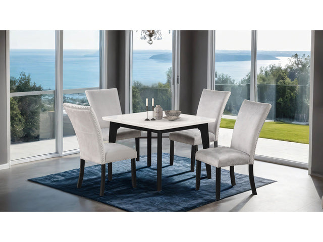 Sabro Black/White Square Dining Table - Ornate Home