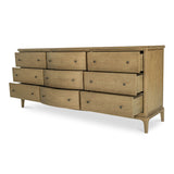 Sadie Brown 9 Drawer Dresser - Ornate Home