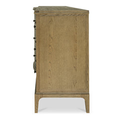 Sadie Brown 9 Drawer Dresser - Ornate Home