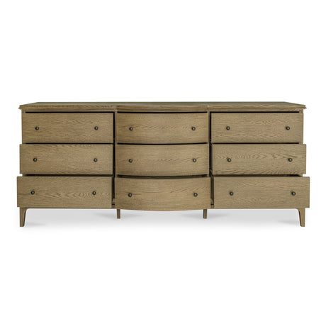 Sadie Brown 9 Drawer Dresser - Ornate Home