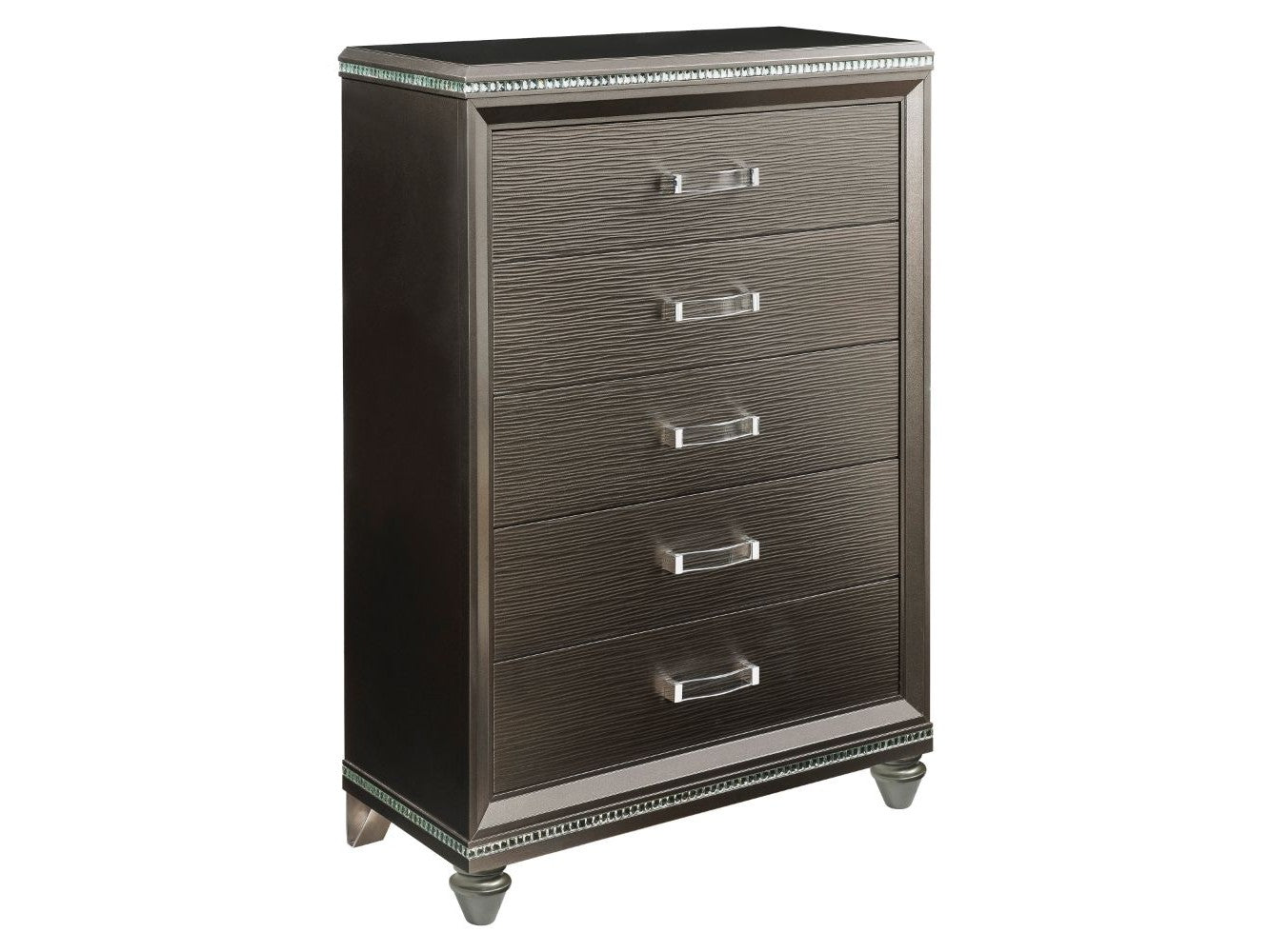 Sadie Dark Champagne Chest - Ornate Home